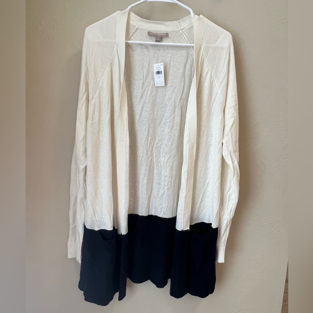 NWT Banana Republic long cardigan L